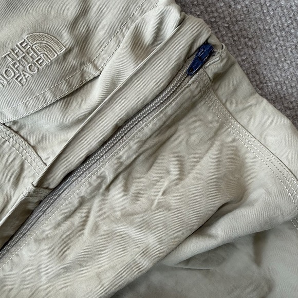 Vtg The North Face Mens Large Spell Out Belted Convertible Cargo Pants Shorts - Picture 8 of 11